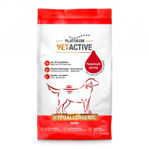 PLATINUM VETACTIVE HYPOALLERGENIC sausā barība suņiem Ibērijas cūkgaļa 1.5kg